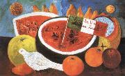 Frida Kahlo Still Life Viva La Vida y el D.Juan Farill oil painting